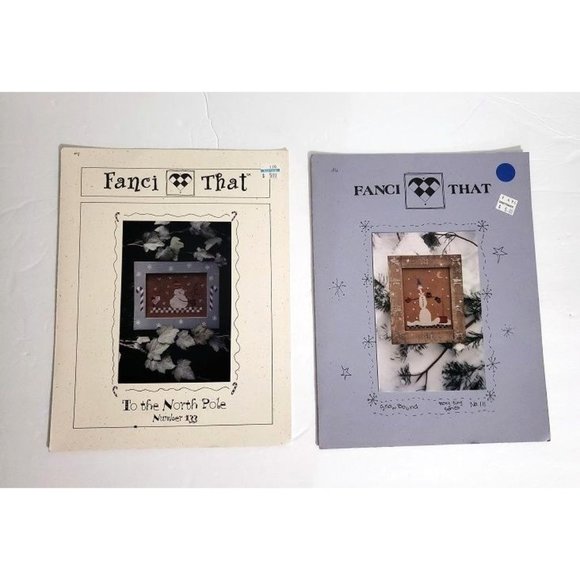 Fanci That To the North Pole #133 Snow Bound #111 Pattern Pamphlets 2 in lot - Picture 1 of 3